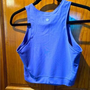 Lululemon cropped tank periwinkle women’s size 6